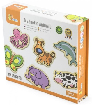 Набор деревянных магнитов для детей 