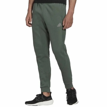 2973 SPODNIE MĘSKIE ADIDAS DRESOWE SPORTOWE BAWEŁNIANE L