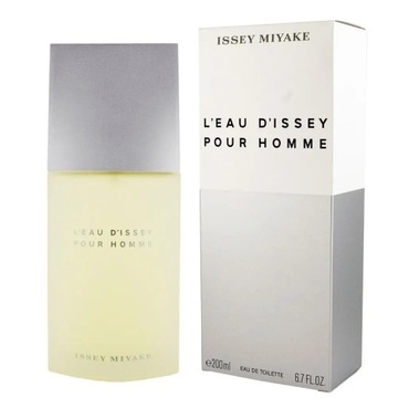 ISSEY MIYAKE L'eau d'Issey pour Homme EDT 200ml WODA TOALETOWA MĘSKIE
