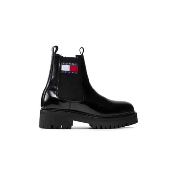 TOMMY HILFIGER BOTKI DAMSKIE SKÓRZANE 39 1TBK