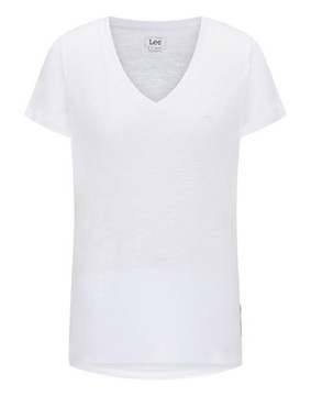 T-shirt Lee V NECK TEE L41JENLJ Bright White M