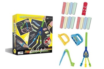 Тротуарный мел с аксессуарами