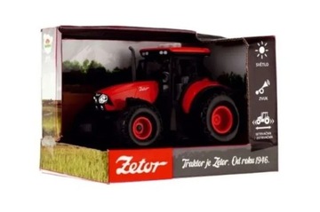 Трактор Teddies Zetor маховик со светом и звуком