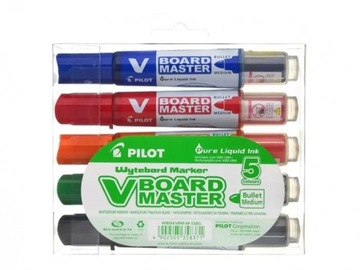 Zestaw PILOT V BOARD MASTER: 4 + gąbka magnetyczna