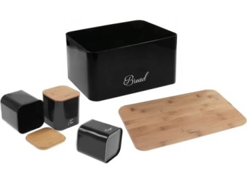 Хлебница Набор контейнеров для сахара, кофе, чая KH-1586