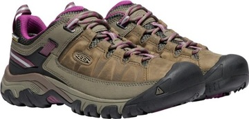 Damskie buty trekkingowe Keen TARGHEE III WP W weiss/boysenberry|40 EU