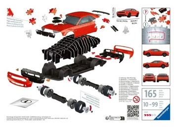 3D-пазлы «Транспортные средства»: Dodge Challenger R/T Scat Pack