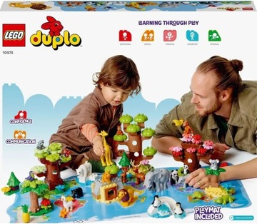 LEGO - DUPLO - ДИКИЕ ЖИВОТНЫЕ МИРА - 10975