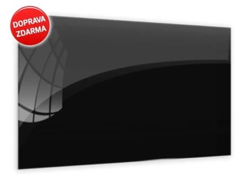 Магнитная стеклянная доска ЧЕРНАЯ 150х100 + БЕСПЛАТНО