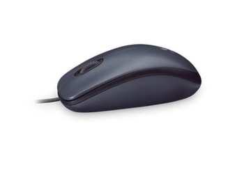 Проводная мышь Logitech M90 графитовая USB с разрешением 1000 точек на дюйм