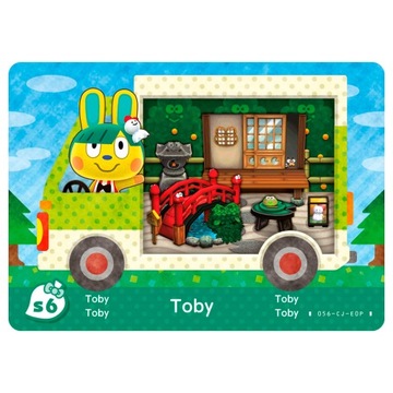 Приветственный набор Animal Crossing New Leaf из 6 карт amiibo Sanrio