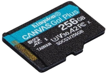 Карта памяти MicroSD Canvas Go Plus 256 ГБ, 170/90 МБ/с, Adapt