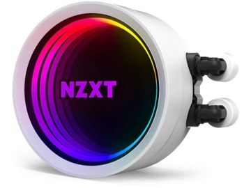 Вентиляторы водяного охлаждения NZXT Kraken X63 белого цвета 280 мм с RGB-подсветкой и