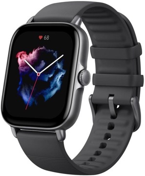 Smartwatch Huami Amazfit GTS 3 Graphite Black Wodoodporny Zegarek Sportowy