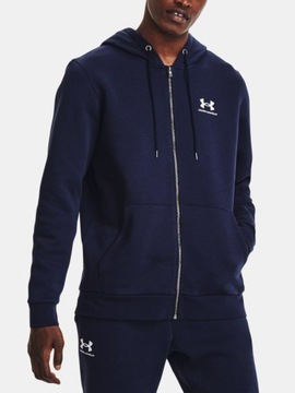 BLUZA MĘSKA UNDER ARMOUR ROZPINANA Z KAPTUREM DRESOWA BAWEŁNA 1373881-410