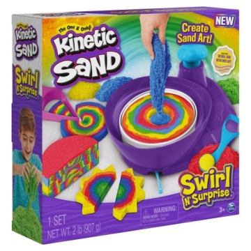 Piasek kinetyczny Kinetic Sand Zakręcone kolory