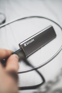 Внешний твердотельный накопитель Verbatim VX500, 2 ТБ, USB-C 3.1, алюминий