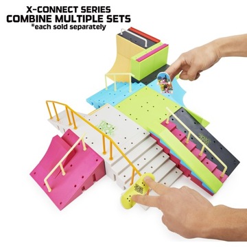 ФИНГЕРБОРД РАМП НЕОН МЕГА ПАРК ВТОРЖЕНИЕ СКЕЙПАРК + 4 КАРТЫ ТРЮКОВ