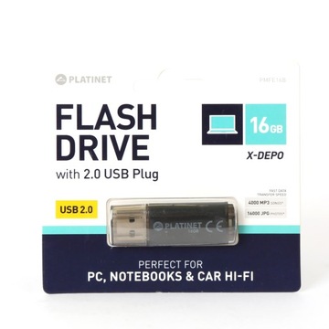 ФЛЕШ-КАРТА USB 2.0 16 ГБ X-Depo FAST