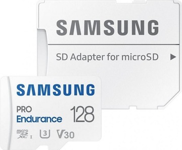 Карта памяти Samsung PRO Endurance 2022 MicroSDXC 128 ГБ, класс 10 UHS-I/U3 V30