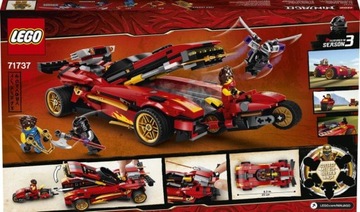 LEGO кирпичи 71737 Ниндзяго Ниндзяспидер Х-1