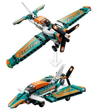 LEGO TECHNIC 42117 Гоночный самолет 2 в 1 7+