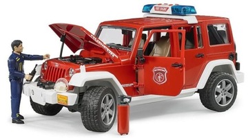 BRUDER 02528 JEEP Wrangler straż pożarna+FIGURKA
