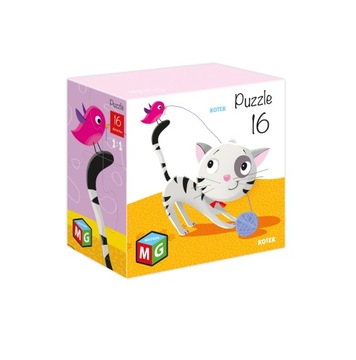 Пазл 16 деталей. Котенок