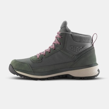 Женская туристическая обувь Quechua NH500 Mid Waterpronation Leather