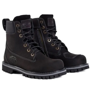 Buty Broger Alaska II Vintage Black, buty motocyklowe