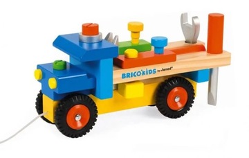 Большой деревянный складной грузовик JANOD, AUTO POJAZD DIY 2+