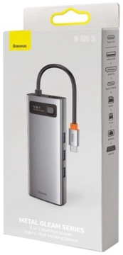 Адаптер BASEUS HUB 9in1 Type C на 3xUSB 3.0 HDMI Type C PD RJ45