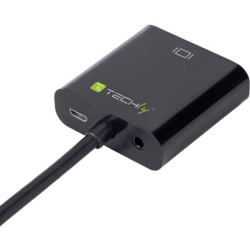 TECHLY HDMI - VGA - аудио 3,5 мм - microUSB HDMI (вилка) - адаптер VGA