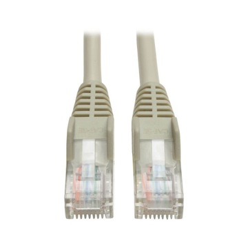 Patchcord kabel sieciowy U/UTP (UTP) 5e Tripp Lite RJ45 / RJ45 2,13 m szary
