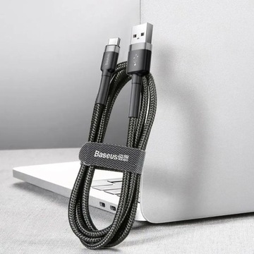 КАБЕЛЬ USB USB-C ДЛЯ БЫСТРОЙ ЗАРЯДКИ BASEUS QUICK CHARGE 2A, ДЛИННЫЙ КАБЕЛЬ 2 м