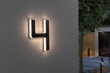 SOLAR LED фасадный светильник дом №4 3000К IP44 черный
