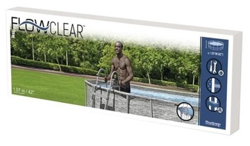 Лестница безопасная для бассейна 107 см Bestway 5833