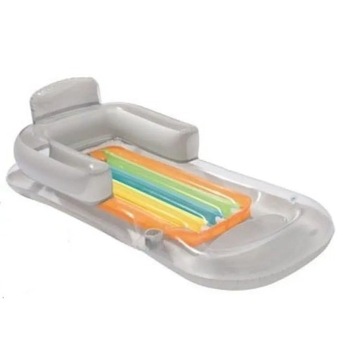 НАВЕСНОЙ МАТРАС BESTWAY СЕРЫЙ СТУЛ СО СПИНКОЙ.