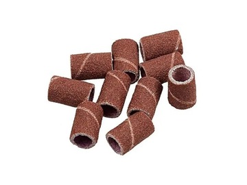 Абразивные насадки для педикюра, зернистость 120, 10 шт.