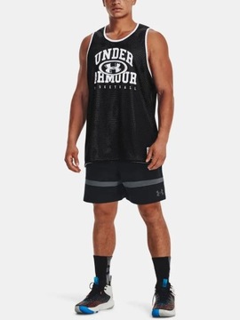 Dwustronny tank top UA Baseline Jsy-BLK