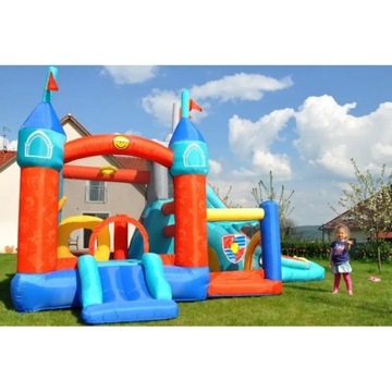 Надувной надувной замок Castle of Fantastic Entertainment 13в1 HappyHop Zjeżdz