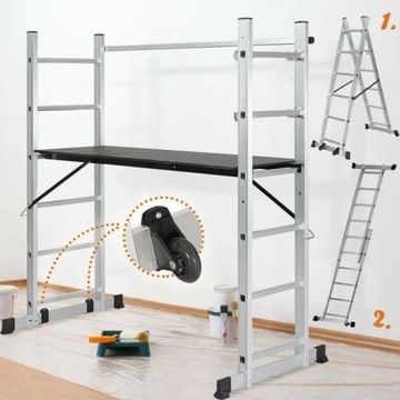 АЛЮМИНИЕВЫЕ ЛЕСА РЕГУЛИРУЕМОЙ ВЫСОТЫ