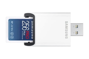 Карта памяти Samsung PRO Plus 2021 SDXC 256 ГБ, класс 10 UHS-I/U3 V30 (MB-S