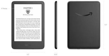 Amazon Kindle 11, 16 ГБ, 2022 г., черный, 6 дюймов, USB-C, Wi-Fi