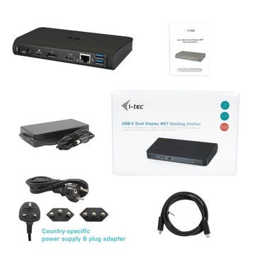 Док-станция i-tec USB-C HDMI DP ETH 3xUSB MIC