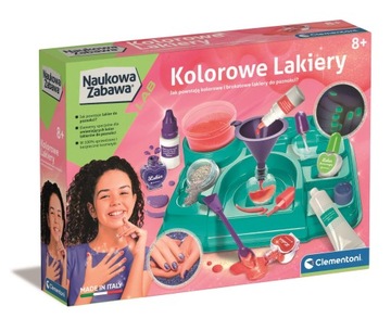 Zestaw do tworzenia lakierów do paznokci Clementon