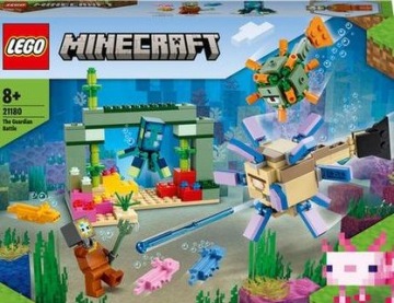 КОНСТРУКТИВНЫЕ КЛОКИ для детей 8 лет LEGO MINECRAFT 21180 Боевой набор