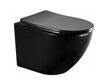 ПОДВЕСНОЙ УНИТАЗ MEXEN LENA БЕЗ ОПРАВЫ ЧЕРНЫЙ МАТОВЫЙ