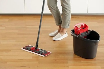 BOX Vileda Flat Mop Ultramax Ведро + швабра 155737