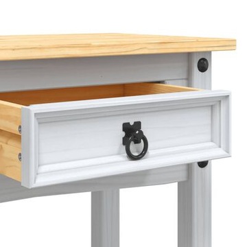 Консоль VidaXL, матовый белый, 34,5 x 73 x 90 см
